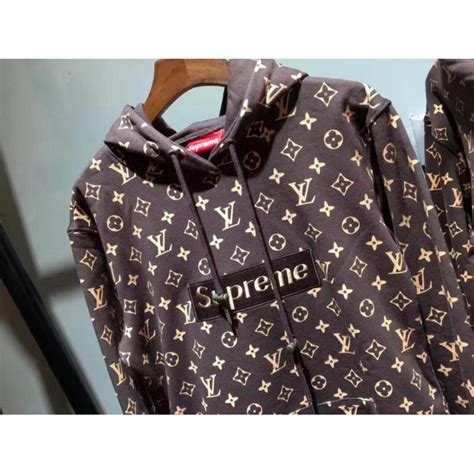 hoodie lv|lv hoodie brown and black.